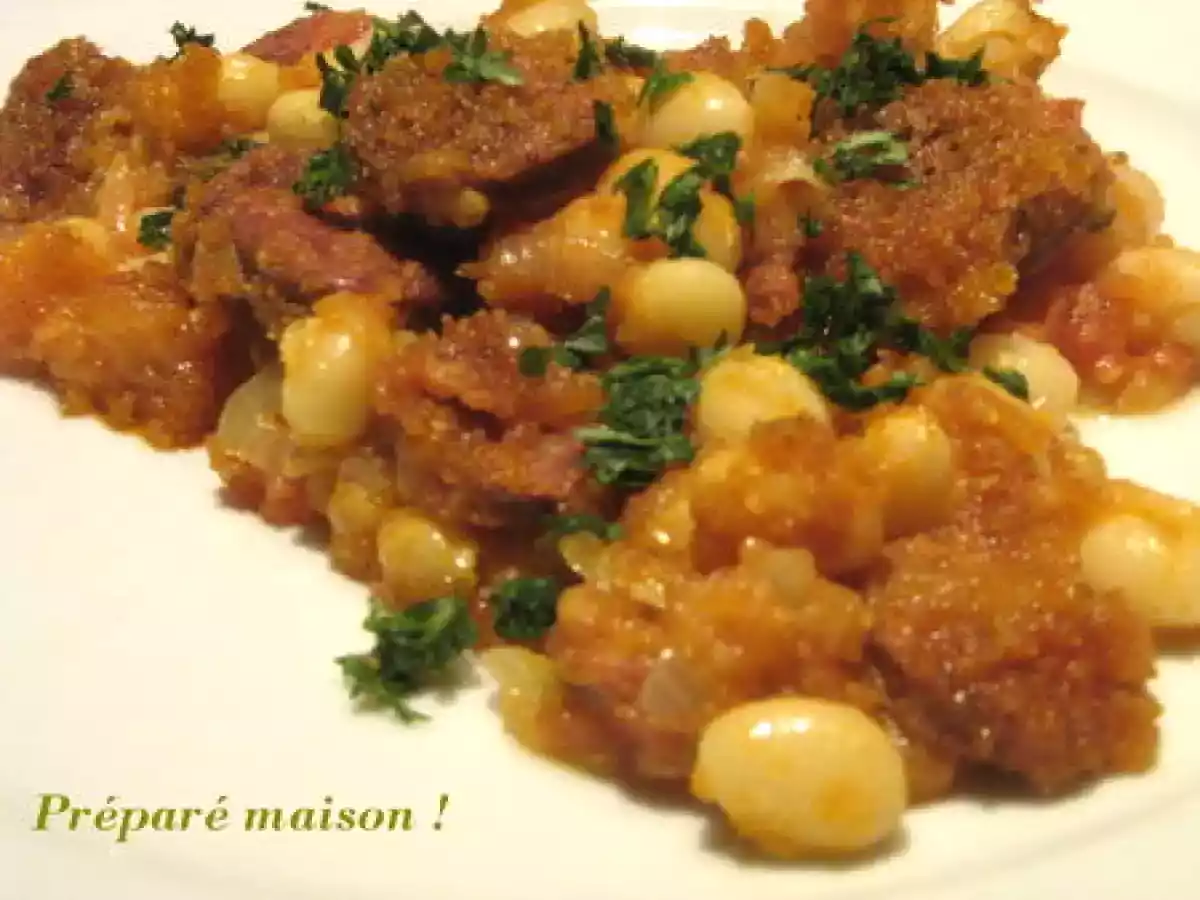 Gratin de cocos de Paimpol à la fondue de tomates et au chorizo - photo 2