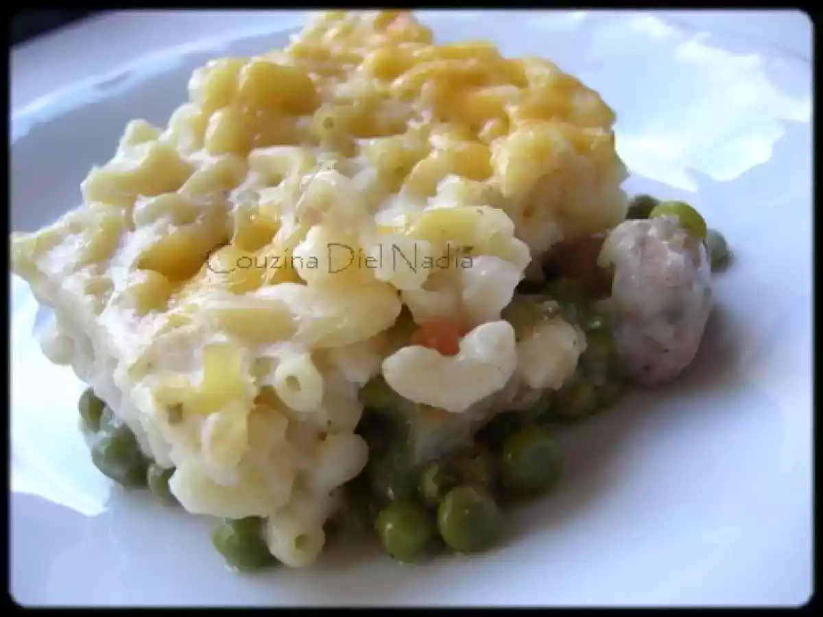 Gratin de Coquillettes à la viande et aux légumes sur un air de Coldplay - photo 2