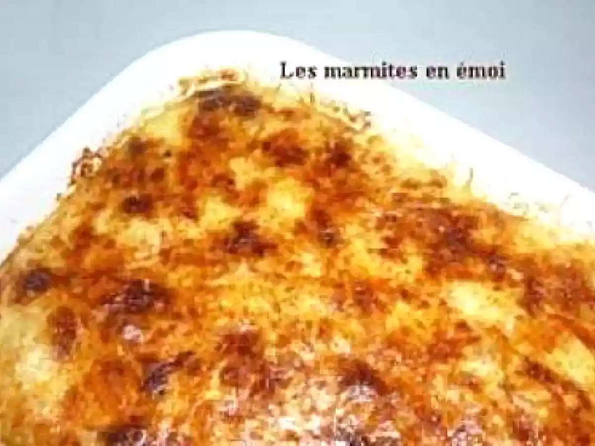 GRATIN DE COURGE SPAGHETTI ET DE CHEDDAR