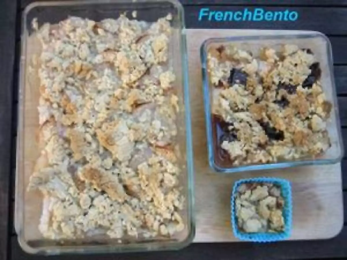 Gratin de courgette au lupin et crumble pomme/ tahini - photo 2