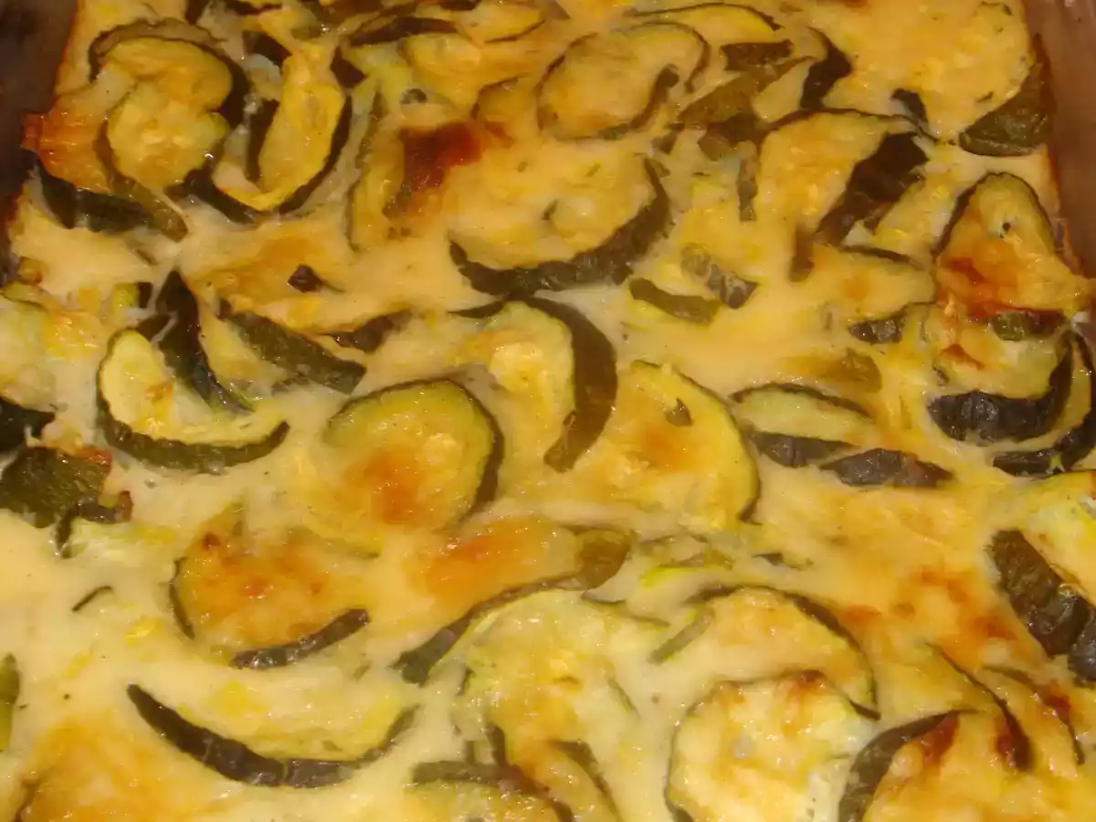 Gratin de courgettes à la béchamel