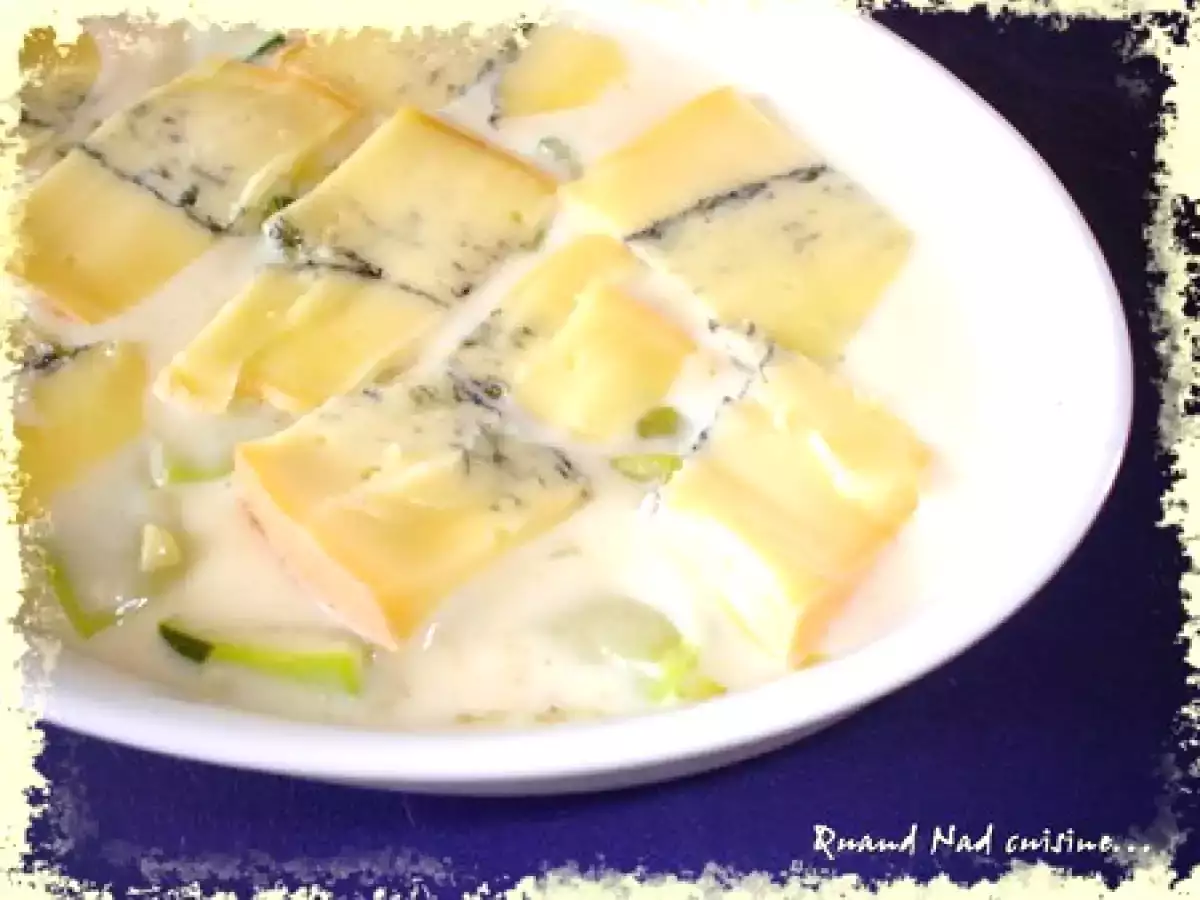 Gratin de courgettes au morbier - photo 2