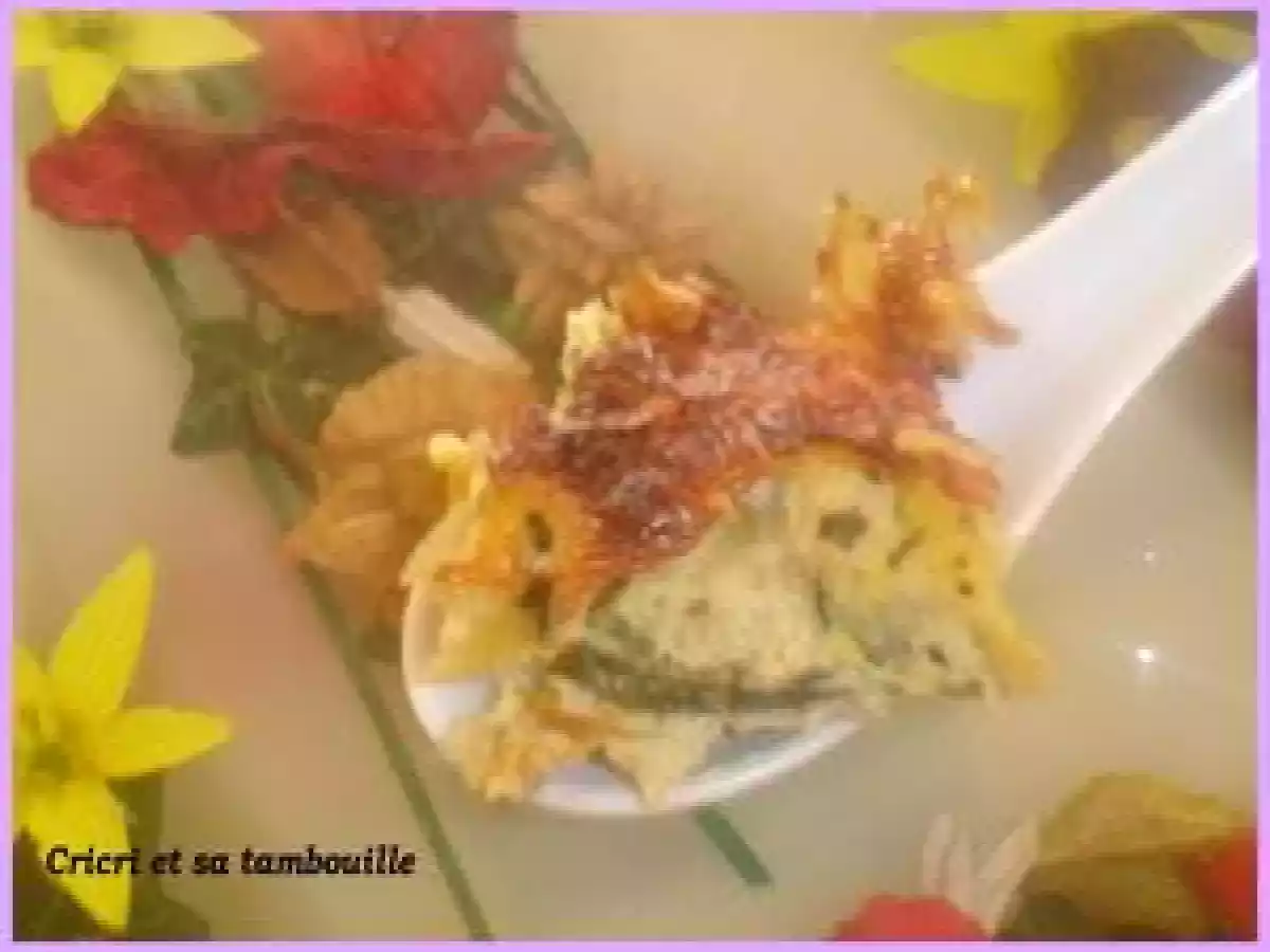 Gratin de courgettes et poivron au mascarpone