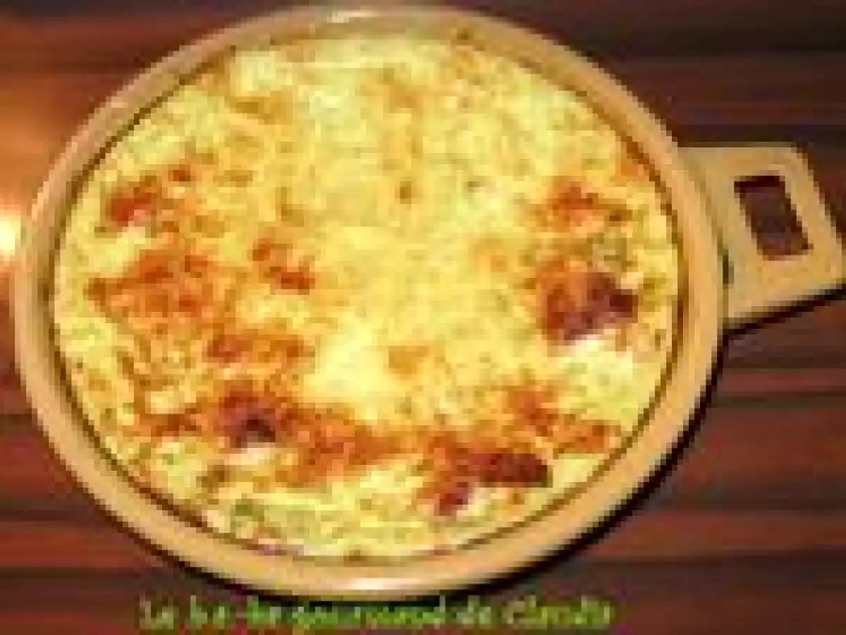 Gratin de courgettes léger