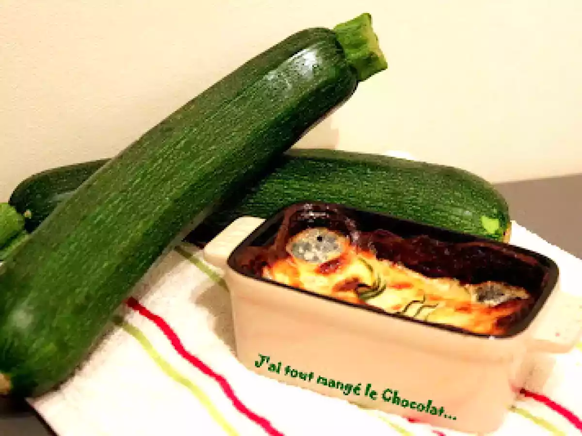Gratin de courgettes St Marcellin & curry