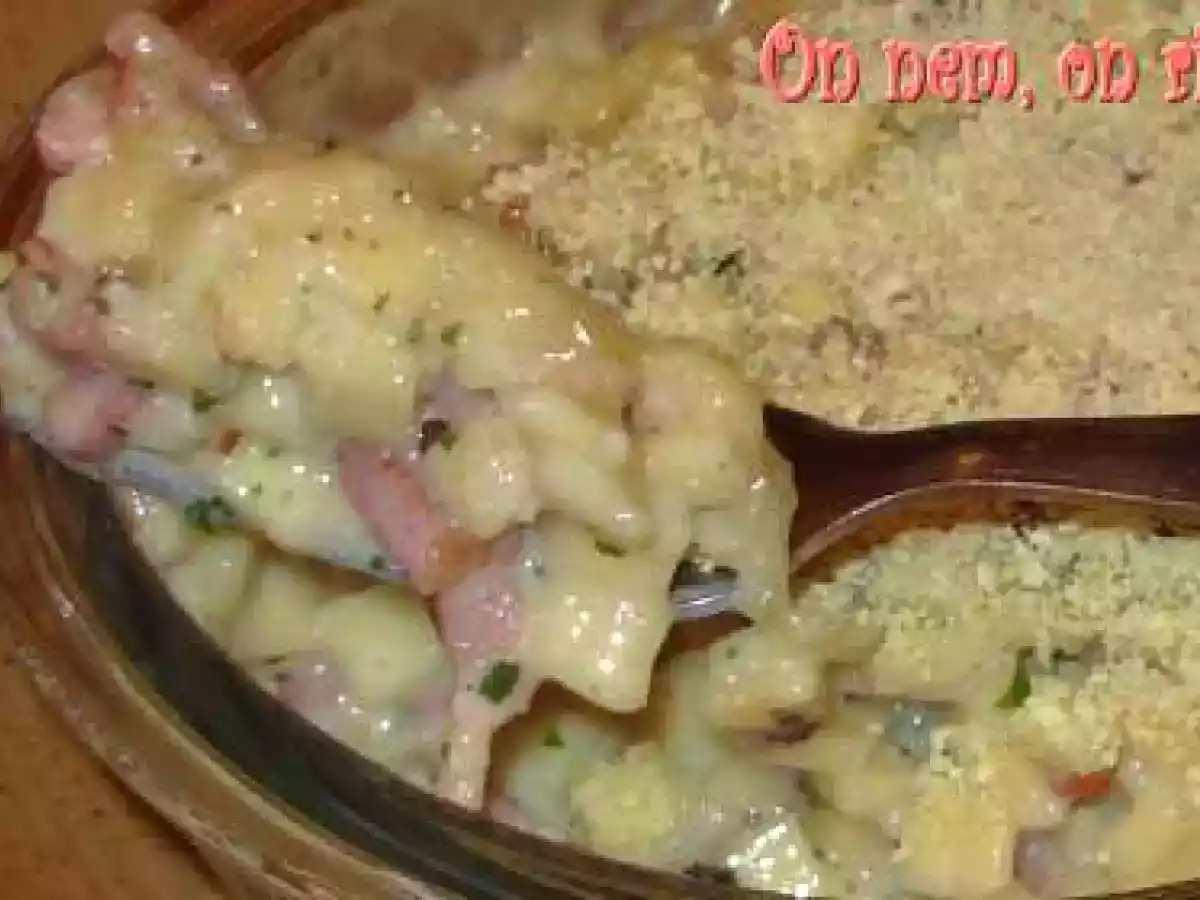 Gratin de crozets à la cancoillotte - photo 2