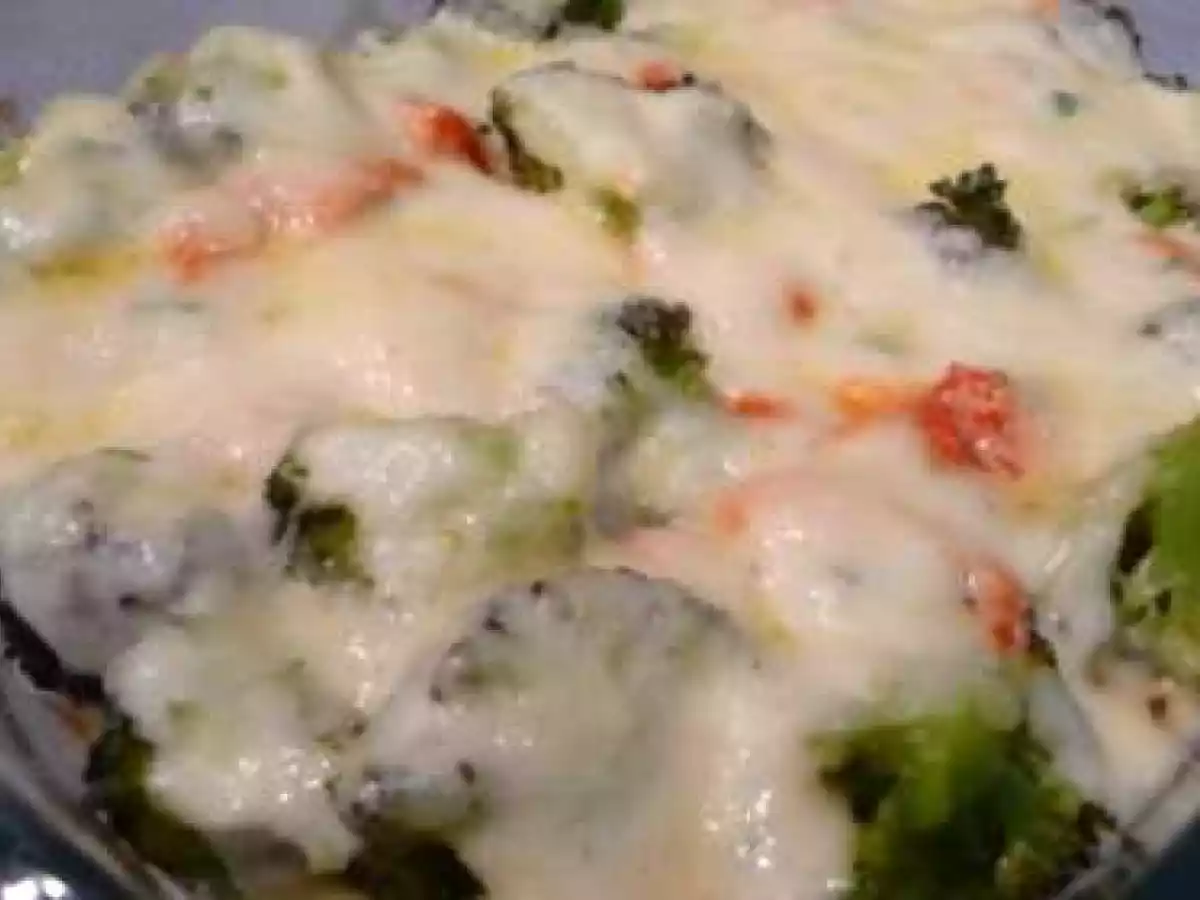 Gratin de crozets au brocoli et colin fumé