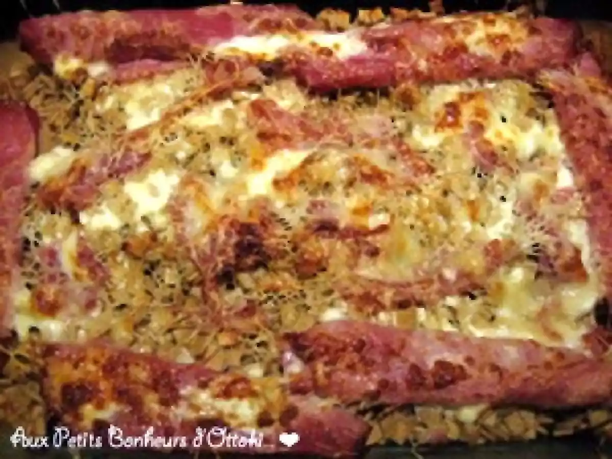 Gratin de crozets sarrasin à la pancetta