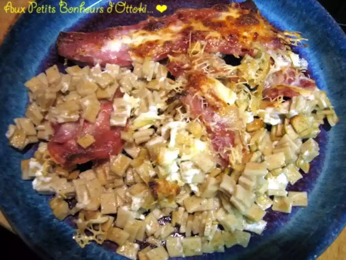 Gratin de crozets sarrasin à la pancetta - photo 2