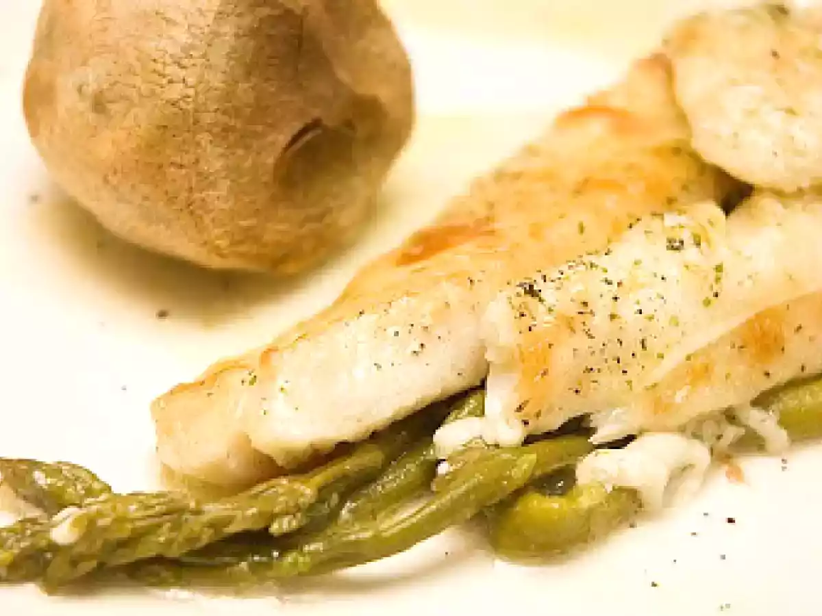 Gratin de doré aux asperges