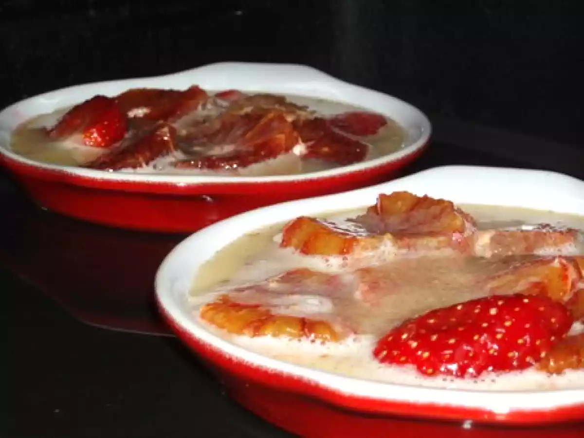 Gratin de fraises et d'oranges sanguines - photo 2