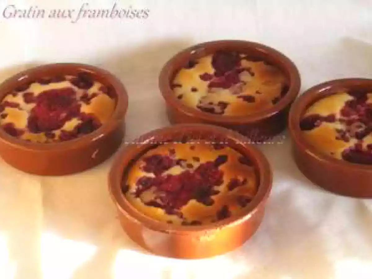 Gratin de framboises