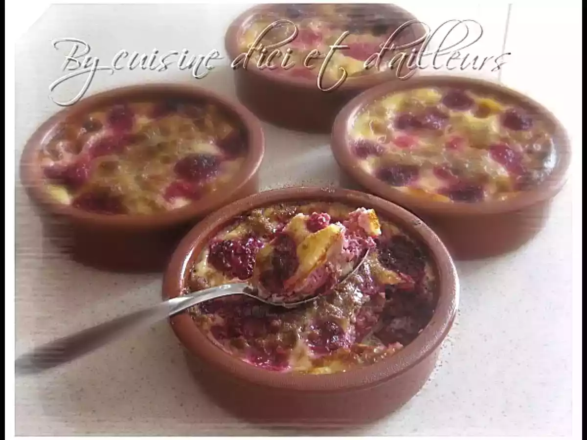 Gratin de framboises au spéculoos