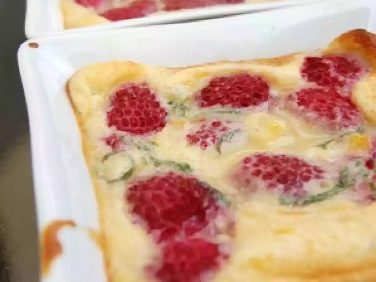 Gratin de fruits minute aux framboises, à la menthe & au citron confit - photo 3