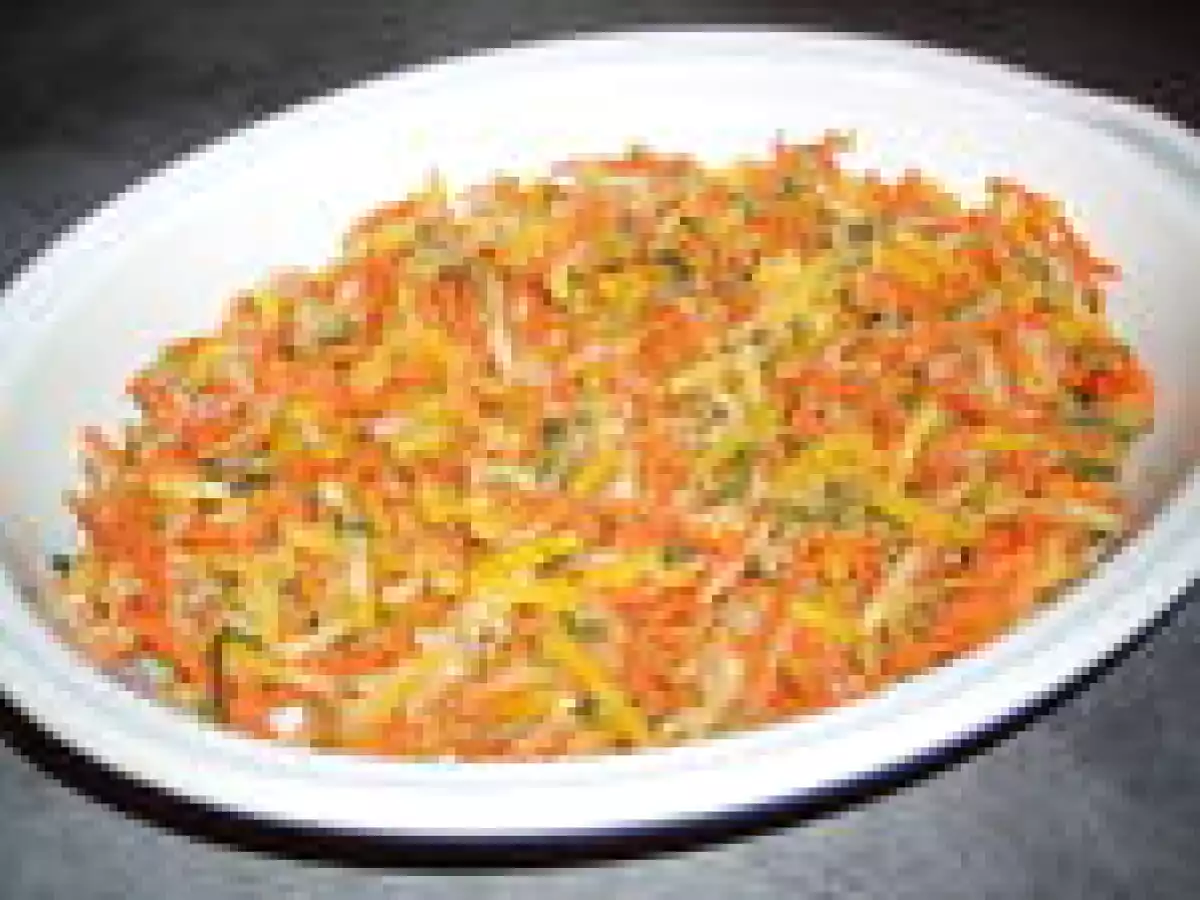 GRATIN DE JULIENNE DE LEGUMES ... SAUCE BECHAMEL - photo 2