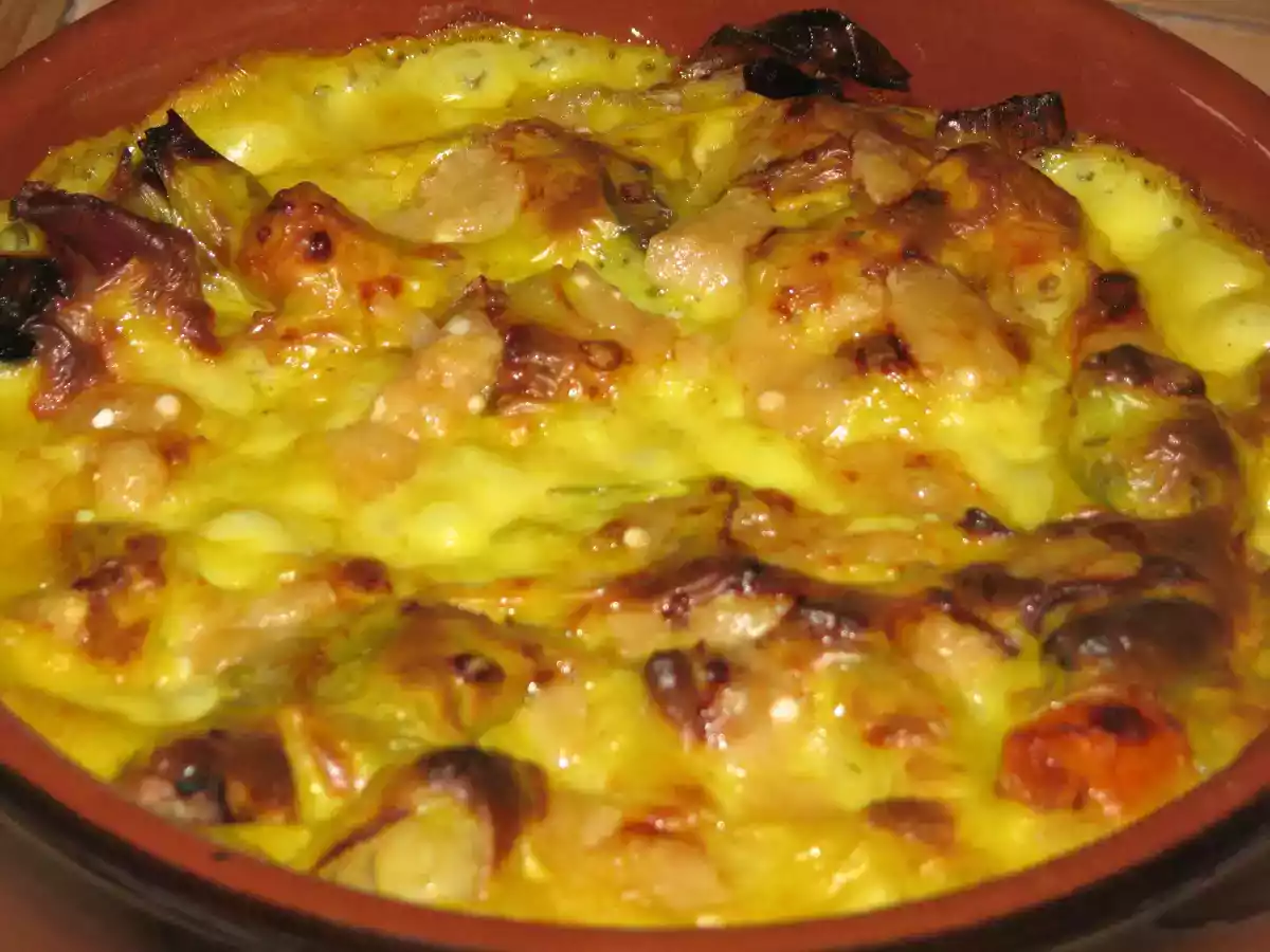 Gratin de légumes au curry