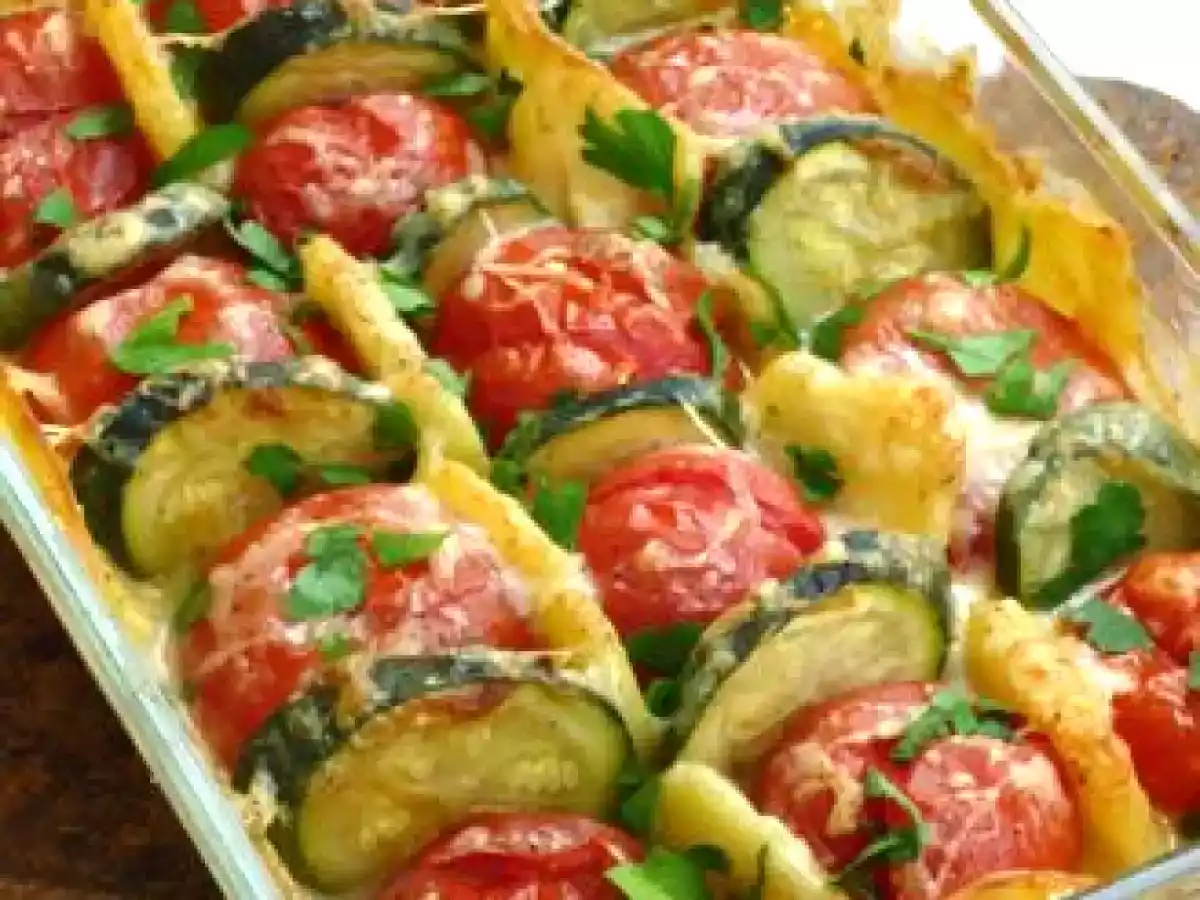 Gratin de légumes léger et ensoleillé