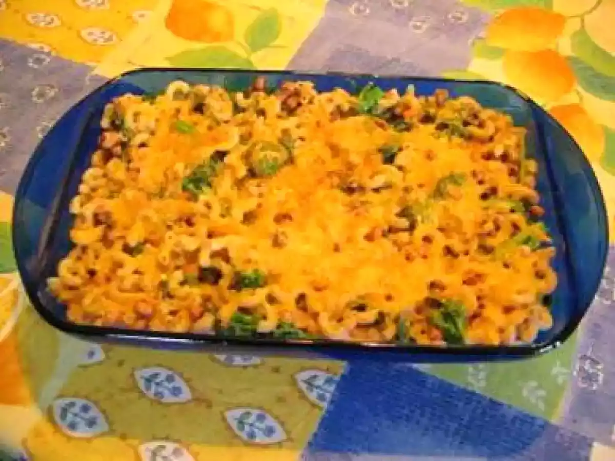 Gratin de macaroni aux légumes