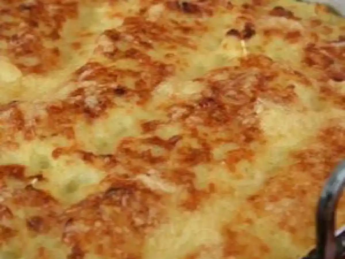 Gratin de papaye verte
