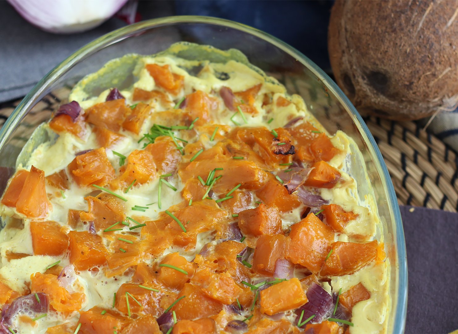Gratin Patate Douce Lait De Coco