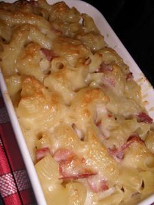 Gratin De Pates Au Bacon Recette Ptitchef