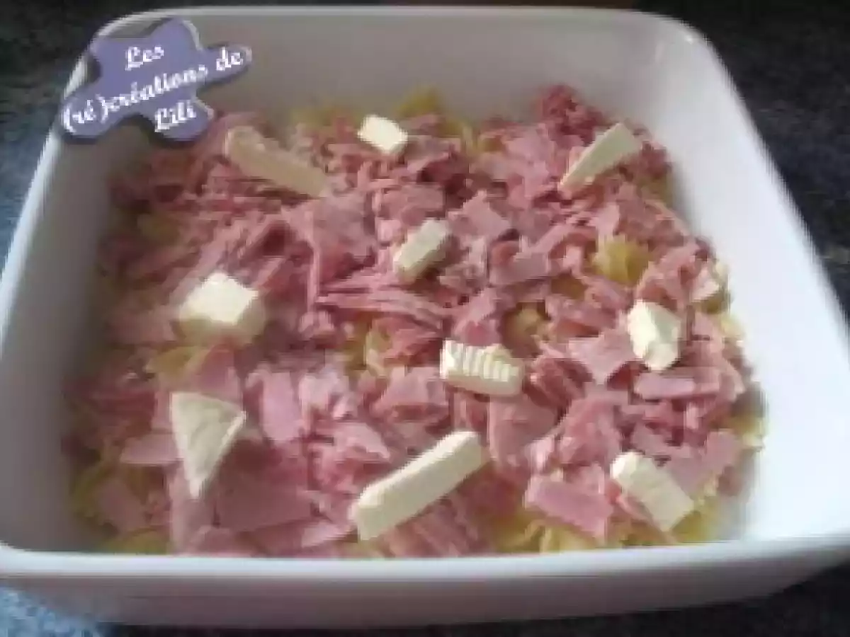 Gratin de pâtes au jambon - photo 2