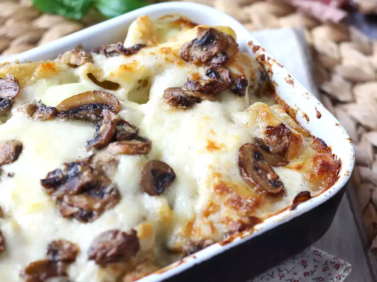 Gratin de pâtes aux champignons : la recette crémeuse parfaite pour l'automne - photo 2