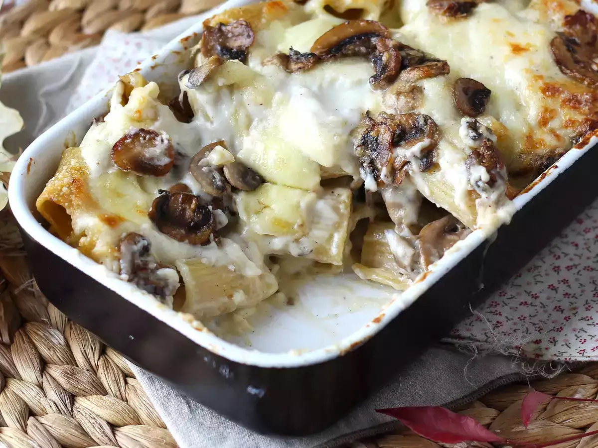 Gratin de pâtes aux champignons : la recette crémeuse parfaite pour l'automne - photo 3