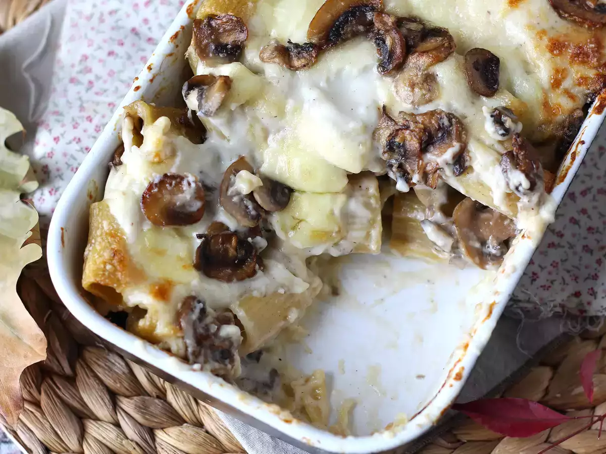 Gratin de pâtes aux champignons : la recette crémeuse parfaite pour l'automne - photo 5
