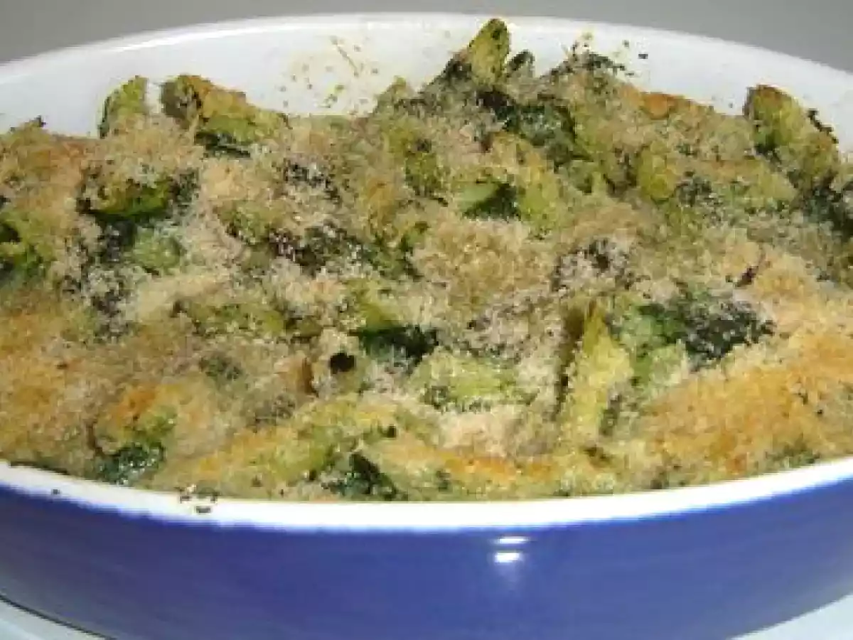 Gratin de pâtes aux épinards