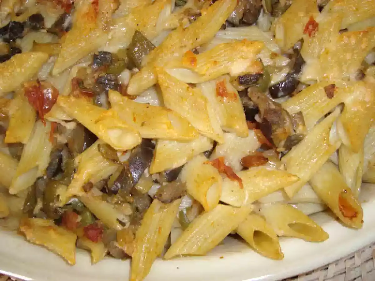 Gratin de plumes aux légumes et au parmesan - photo 2