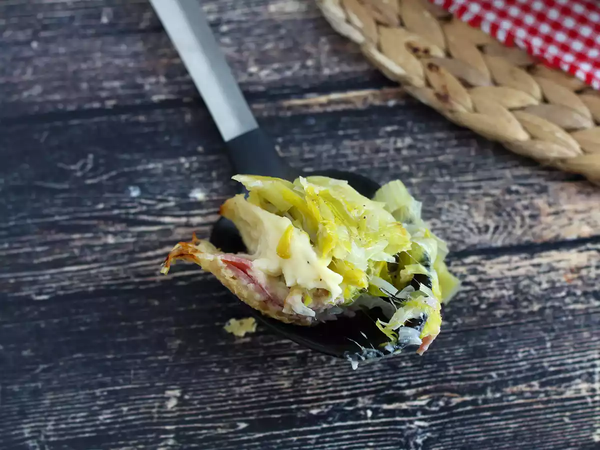 Gratin de poireau jambon et fromage - photo 4