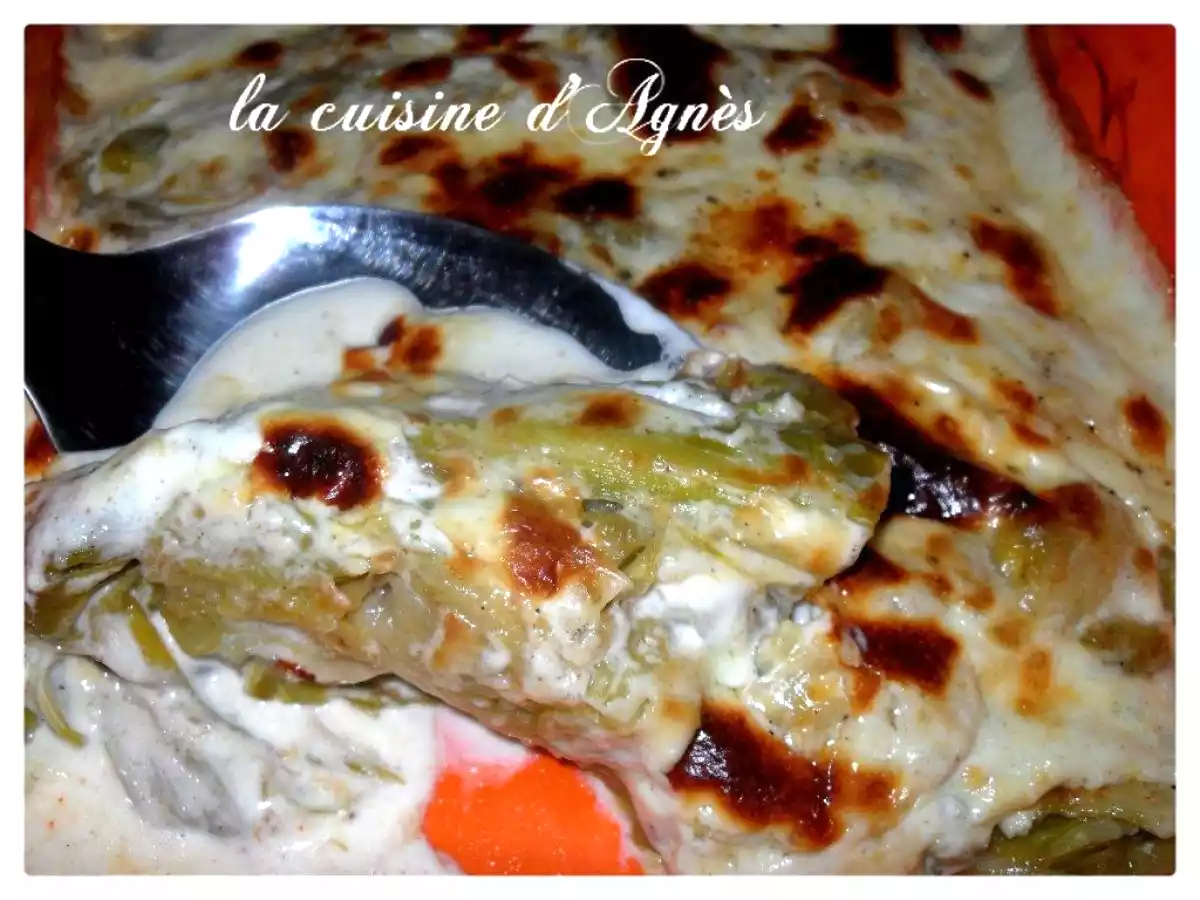 Gratin de poireaux au beaufort - photo 2