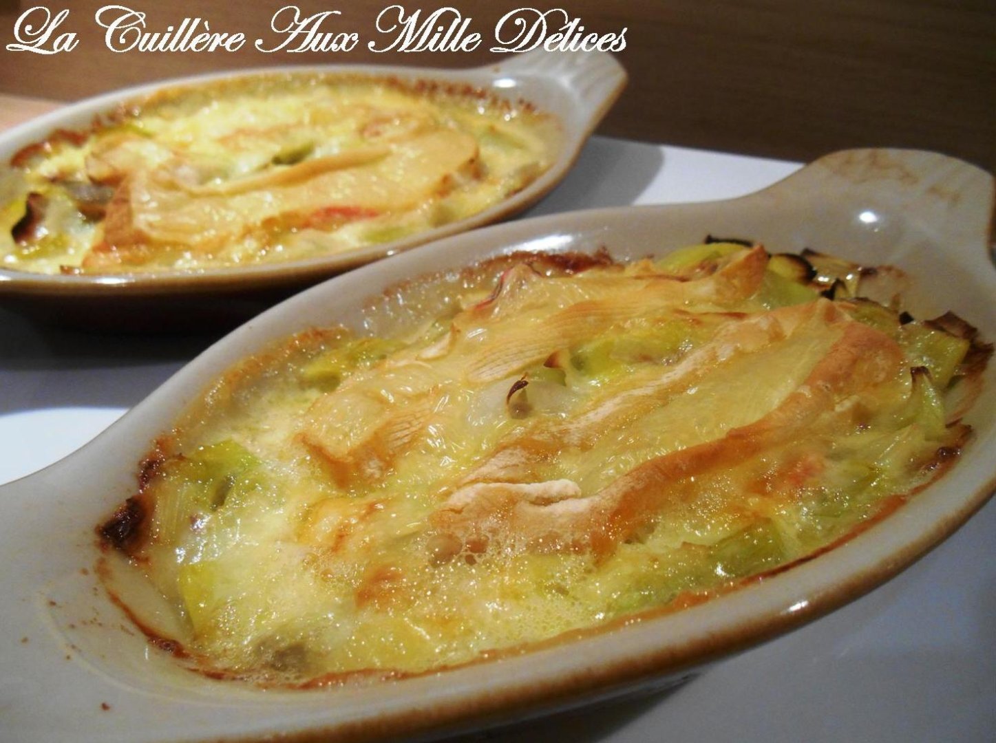 Gratin de poireaux au reblochon Recette Ptitchef