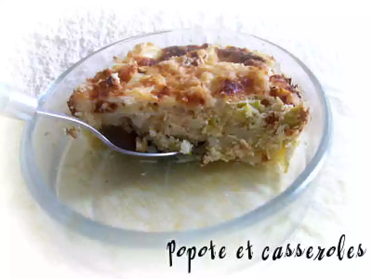 Gratin de poireaux et de pommes de terre au piment d'Espelette - photo 4