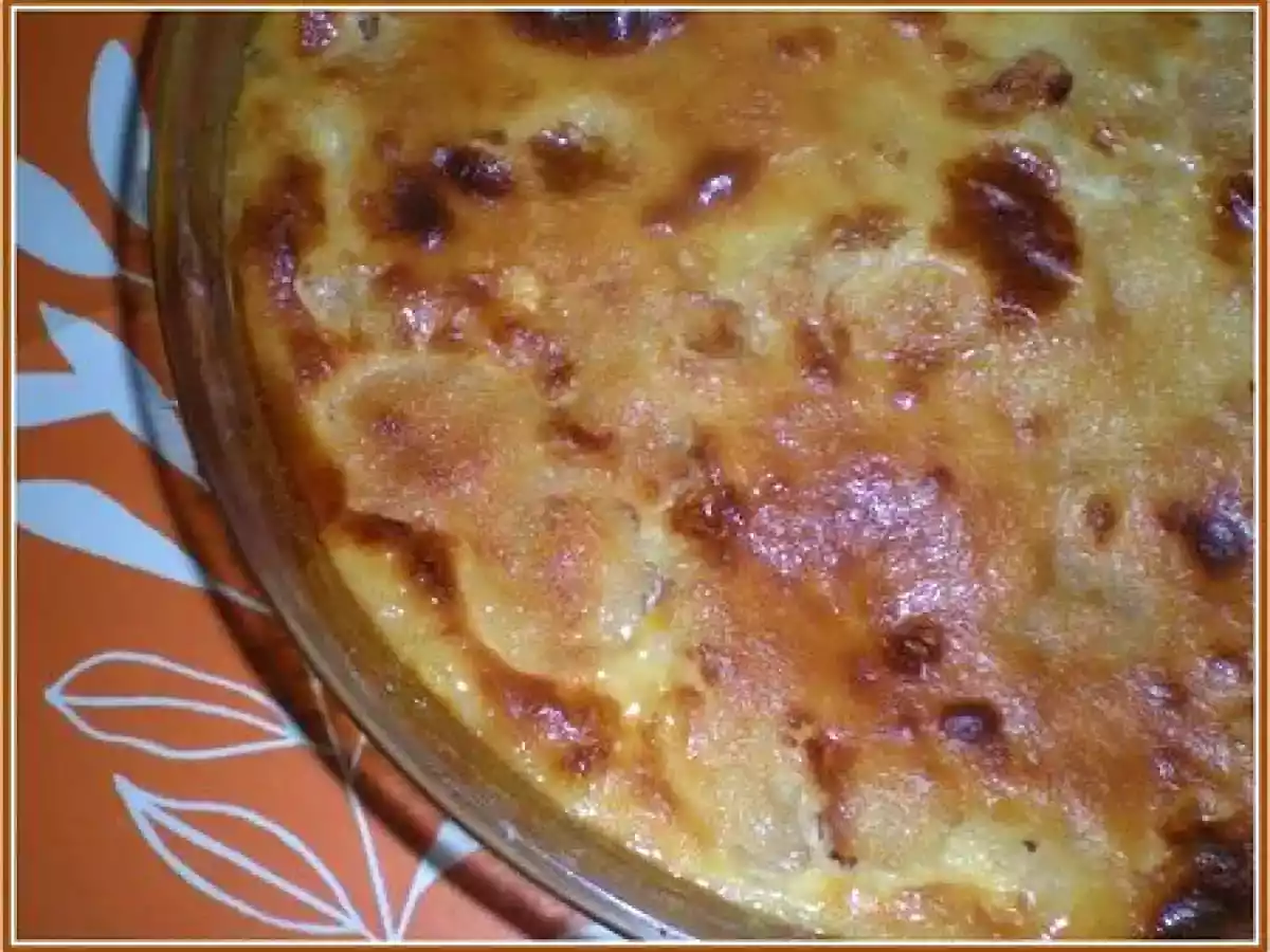 Gratin de Poires au Lait d'Amandes