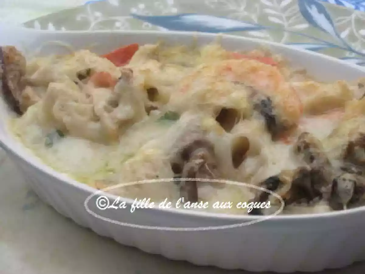 GRATIN DE POISSON ET FRUITS DE MER - photo 2