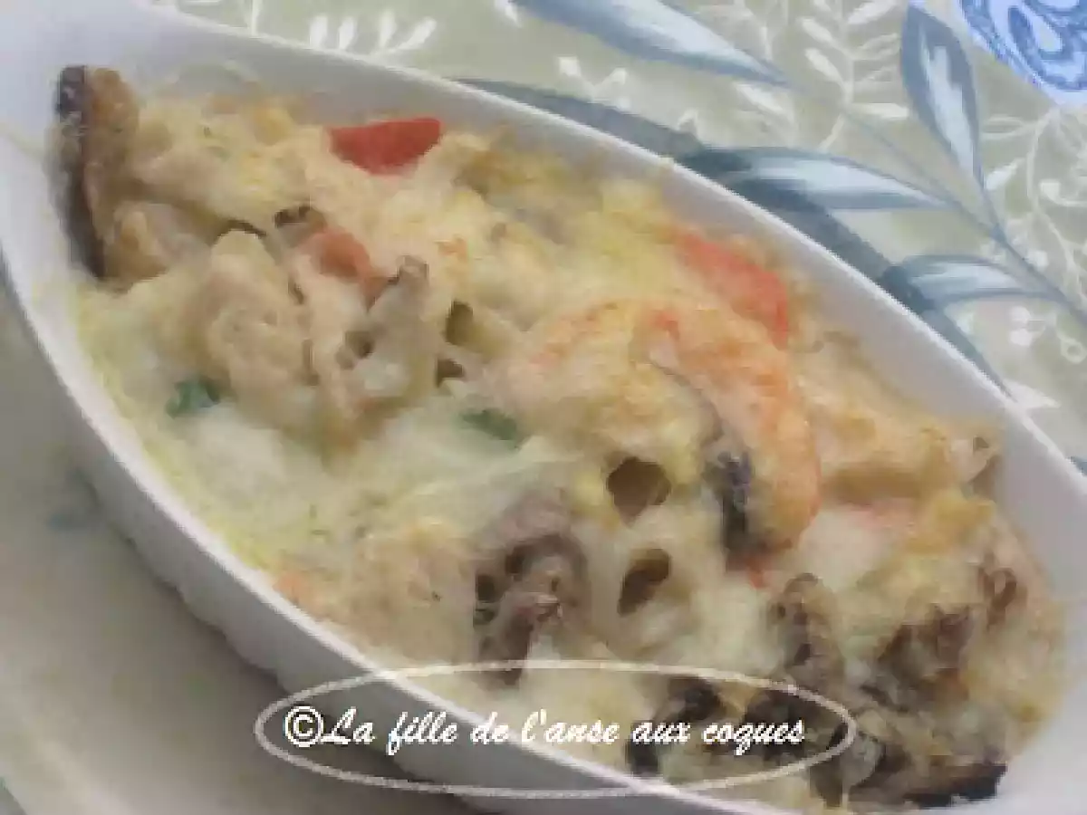 GRATIN DE POISSON ET FRUITS DE MER - photo 3