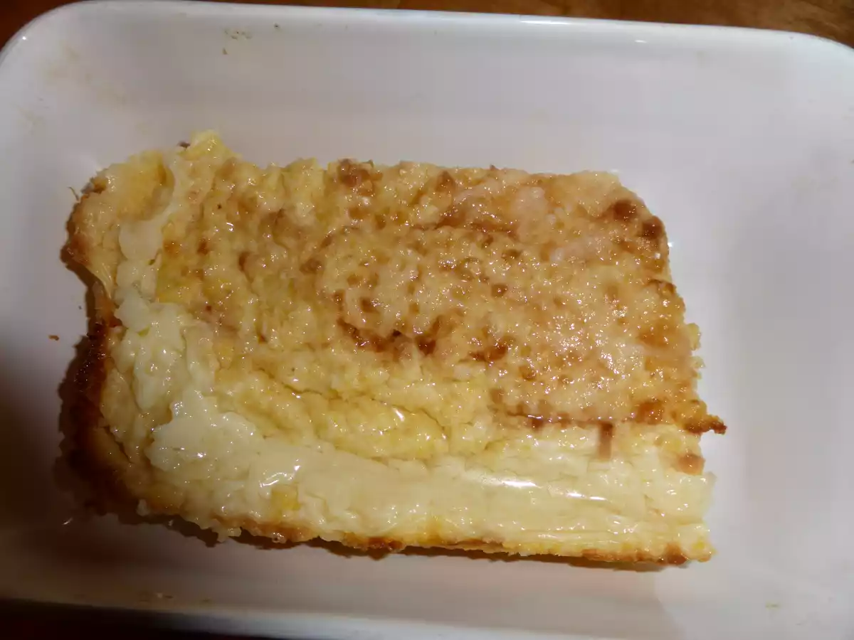 Gratin de polenta fondant et moelleux !!