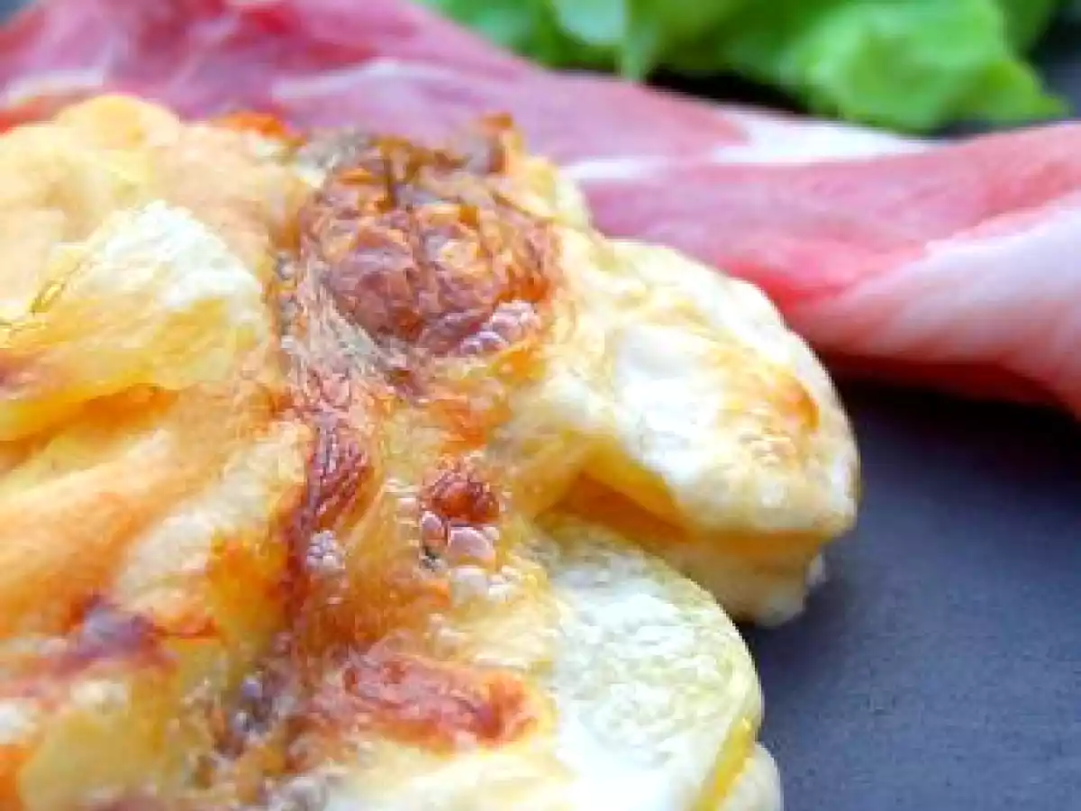 Gratin de pomme de terre, reblochon & Jambon de pays