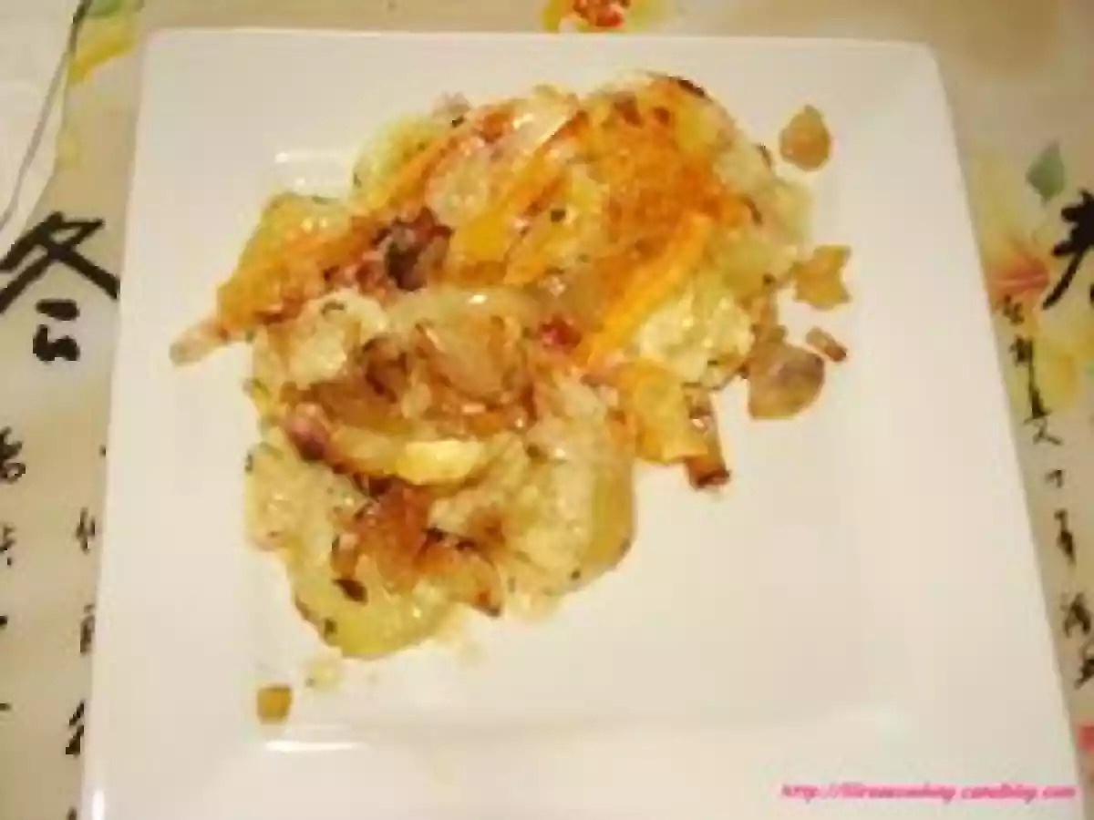 Gratin de pomme de terre reblochon lardons - photo 2