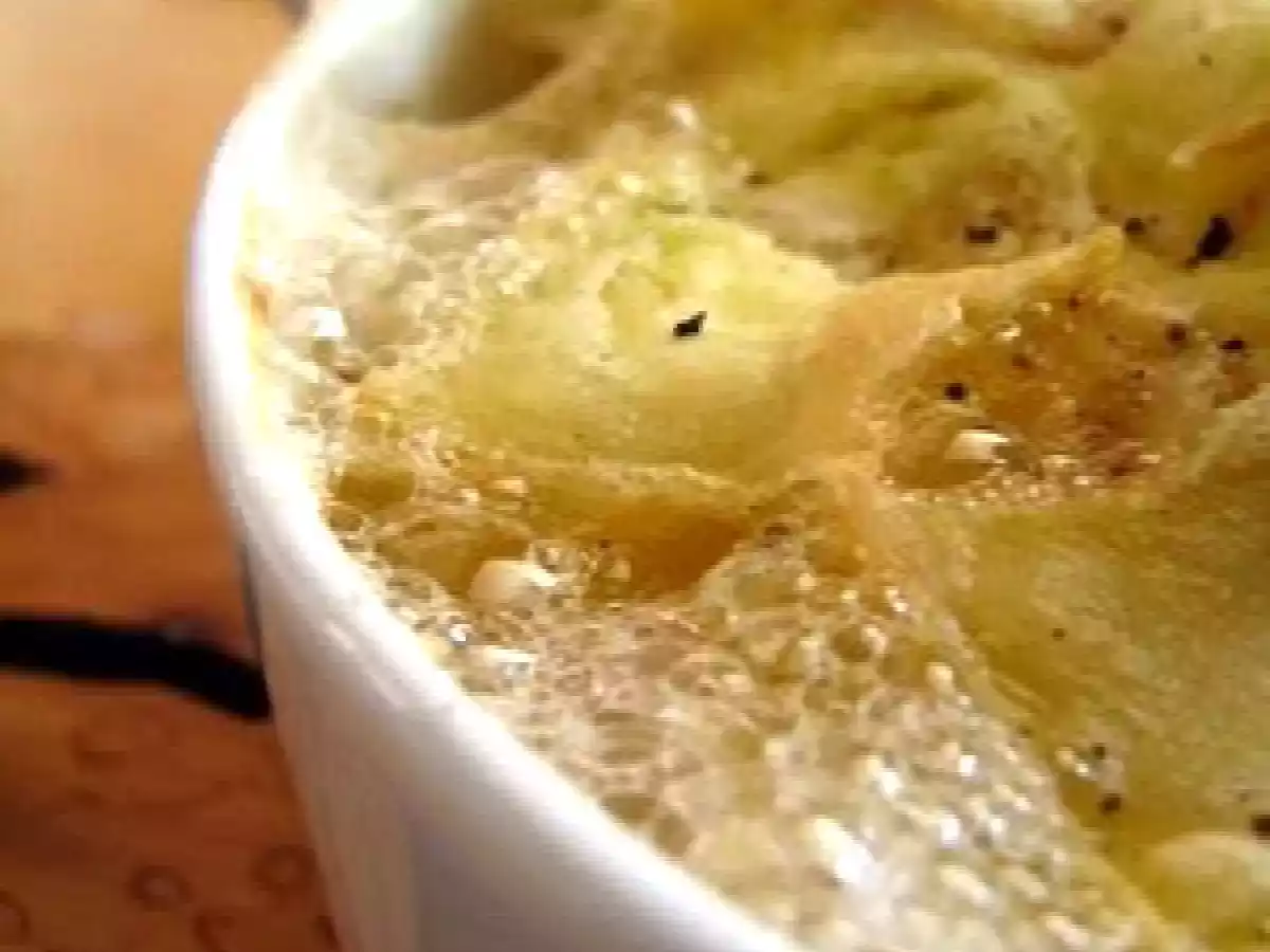 Gratin de pommes de terre au crottin de chèvre