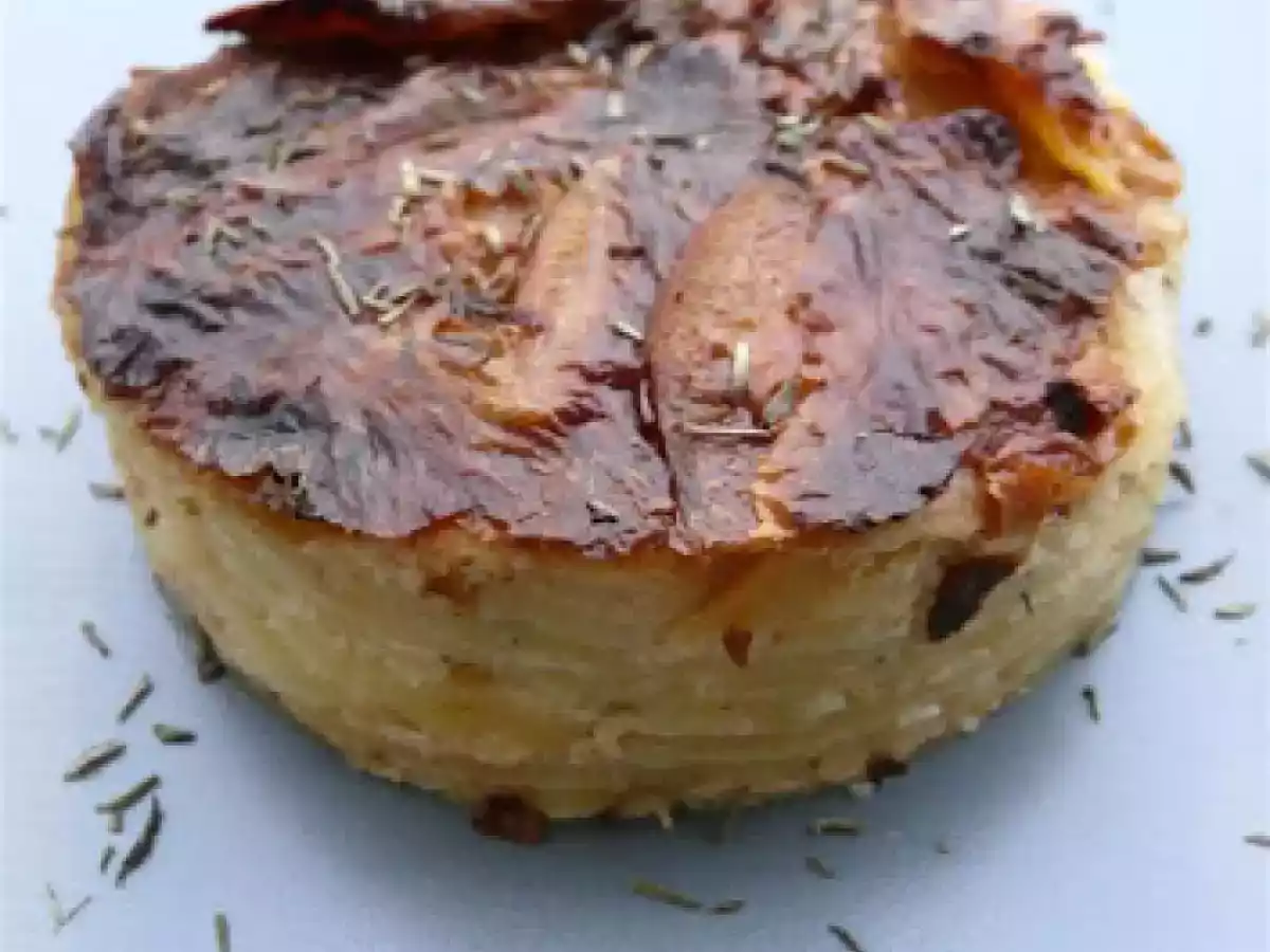 Gratin de pommes de terre au roquefort