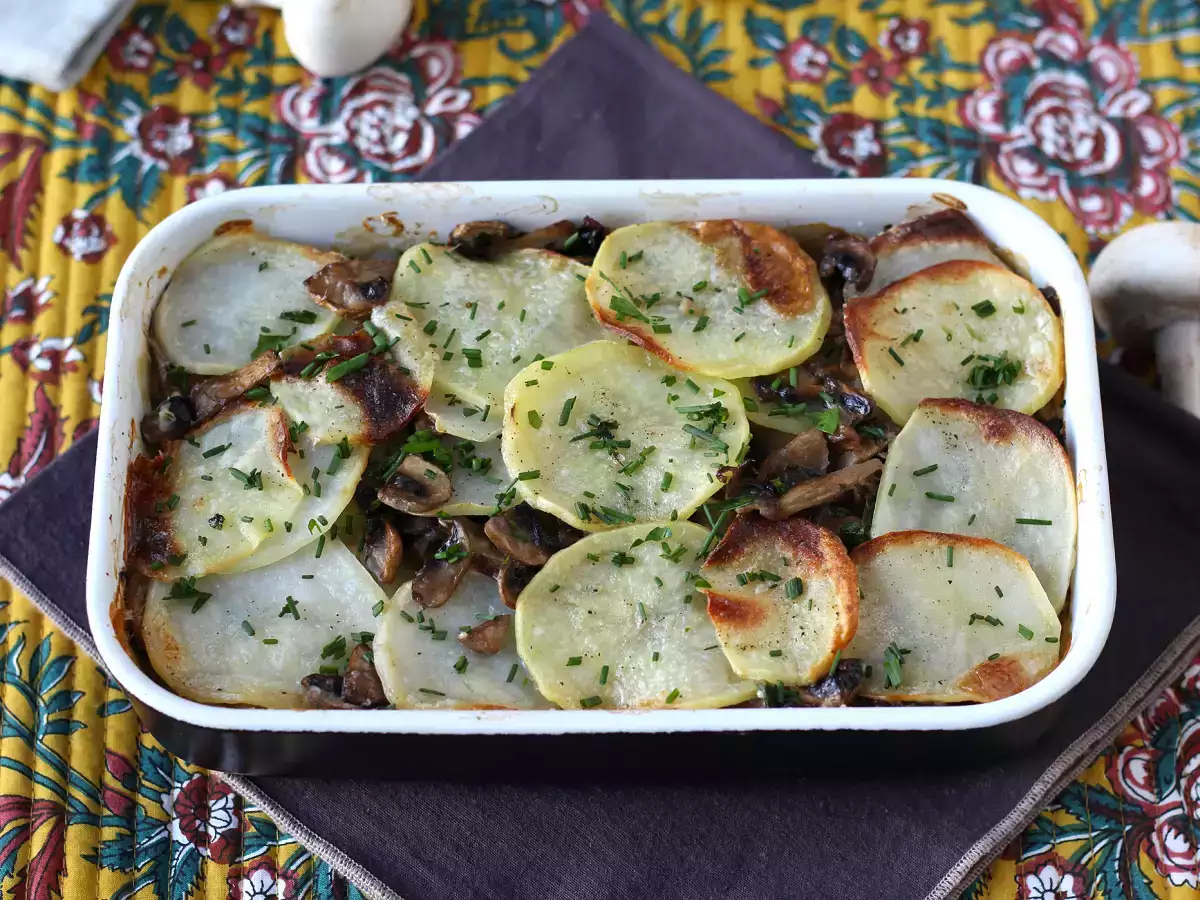 Gratin de pommes de terre aux champignons - photo 5