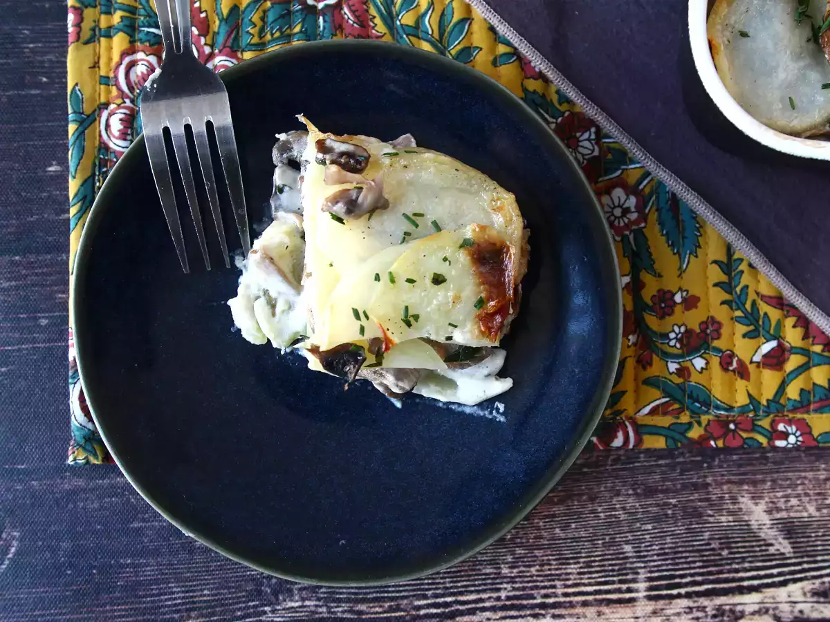 Gratin de pommes de terre aux champignons - photo 7
