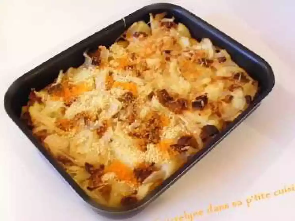 Gratin de pommes de terre et chorizo