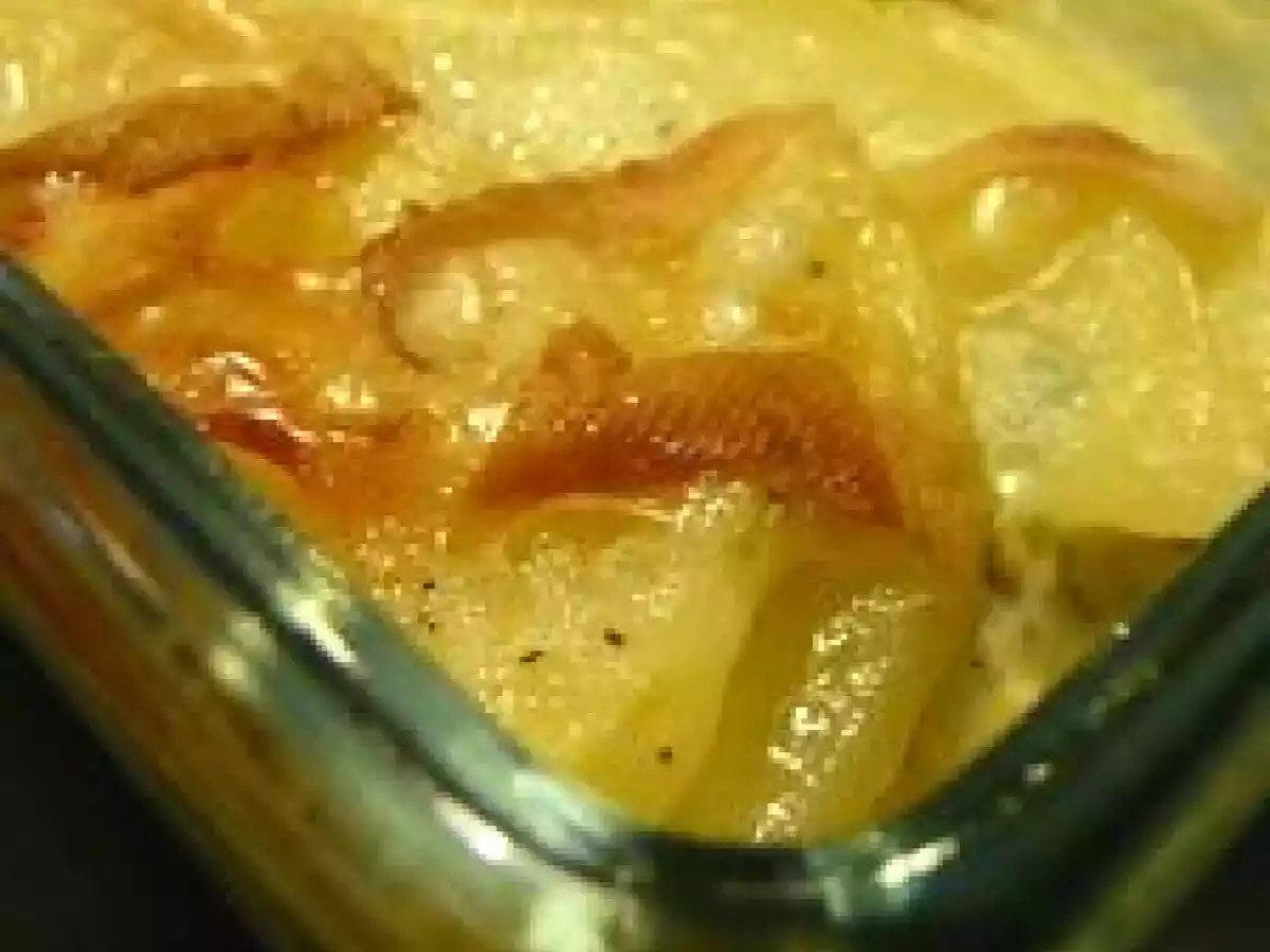 Gratin de pommes de terre et de brocolis au reblochon