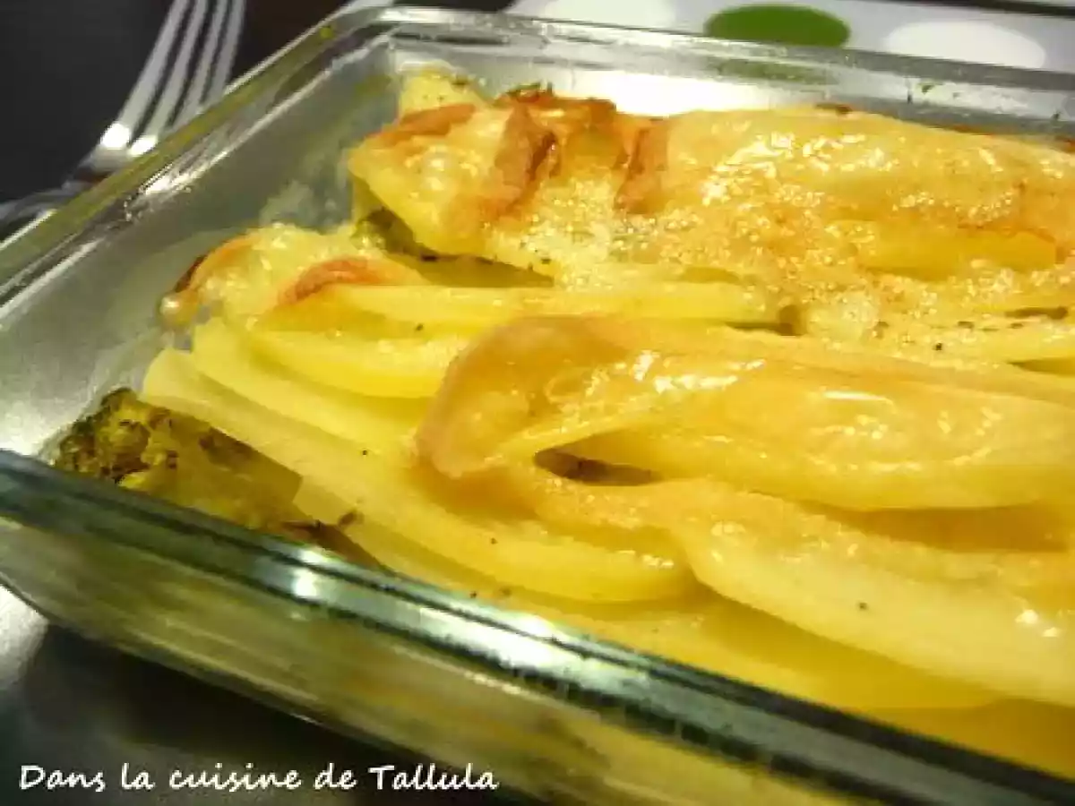Gratin de pommes de terre et de brocolis au reblochon - photo 3