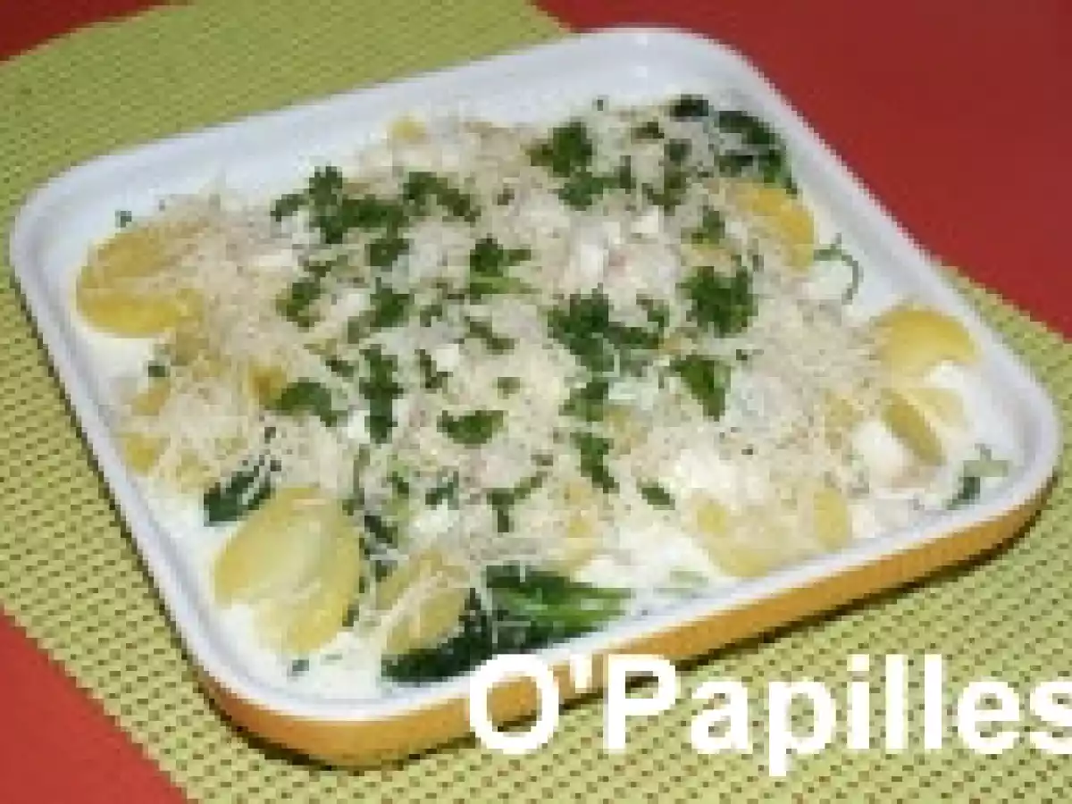 Gratin de pommes de terre et épinards
