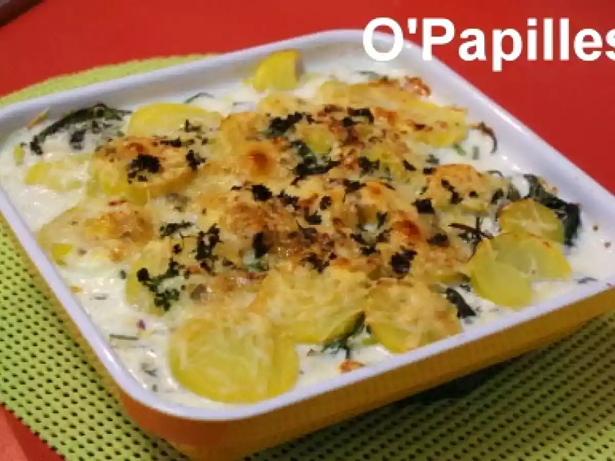 Gratin de pommes de terre et épinards - photo 2